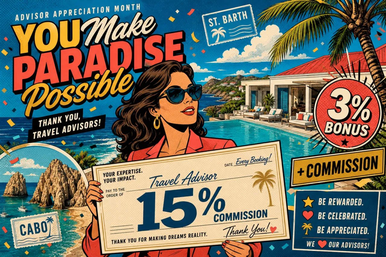 Nocturne Luxury Villas zahlt Travel Advisors im Mai 3 % Extra-Provision