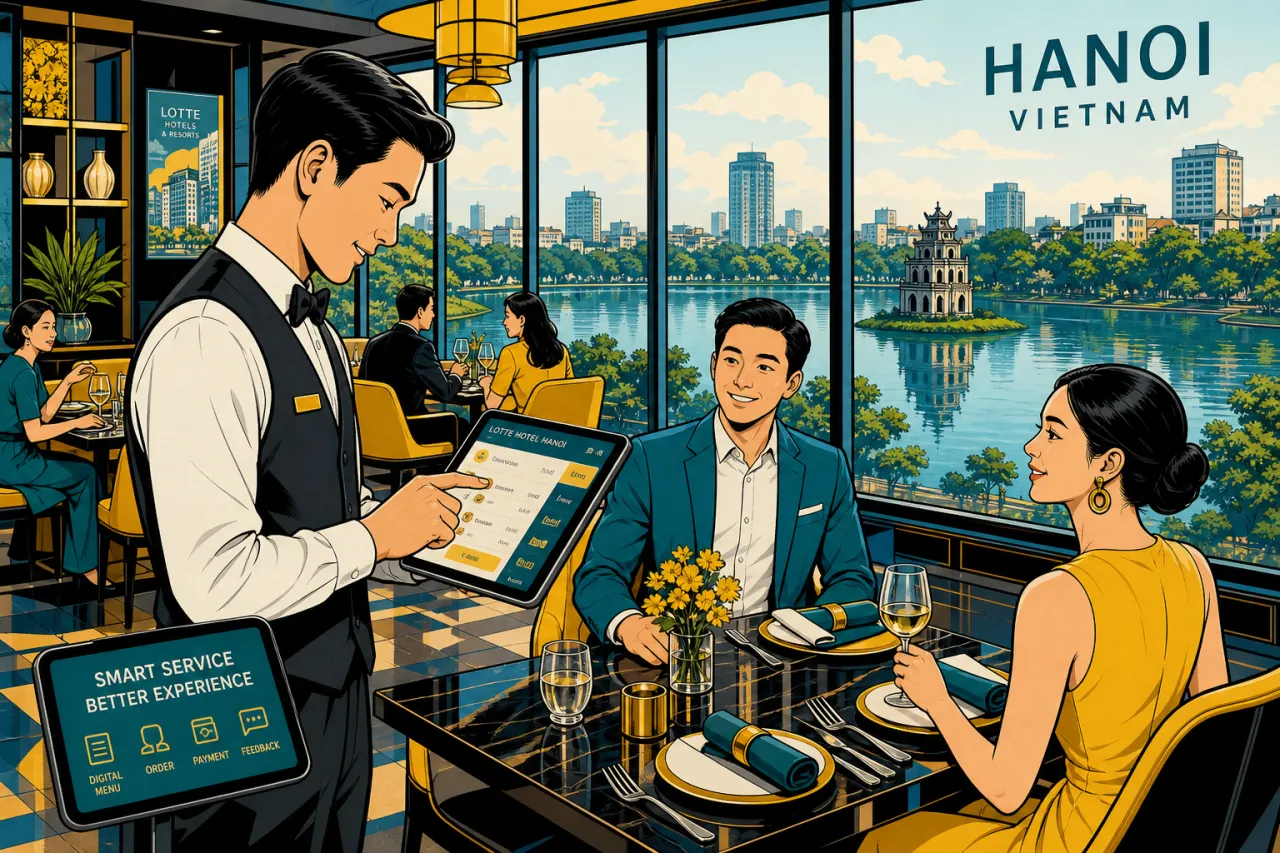 Pan Pacific Hanoi setzt auf Shiji Infrasys POS im F&B