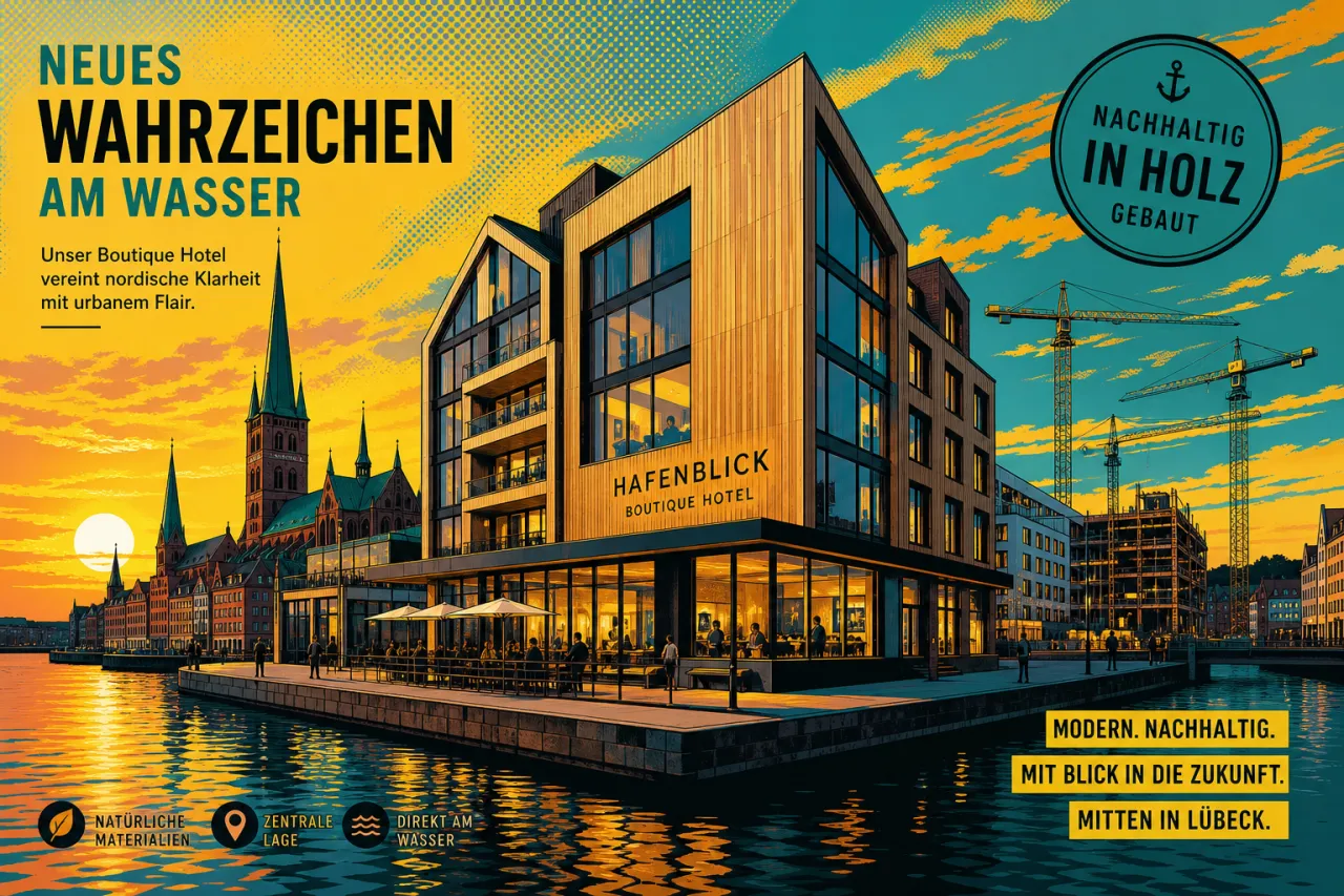 Pierdrei kommt nach Lübeck: Boutiquehotel ab 2028