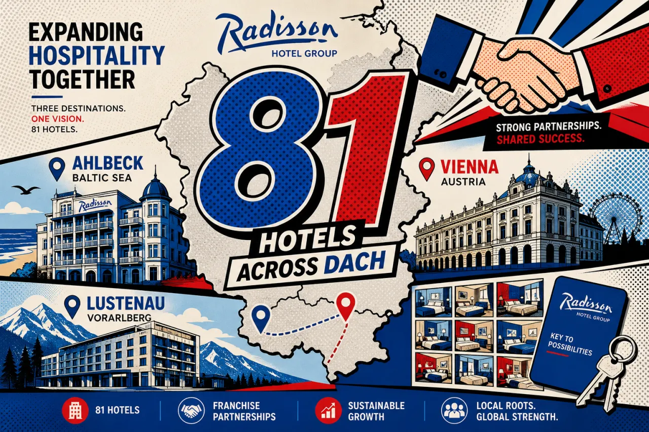 Radisson wächst in der DACH-Region auf 81 Hotels