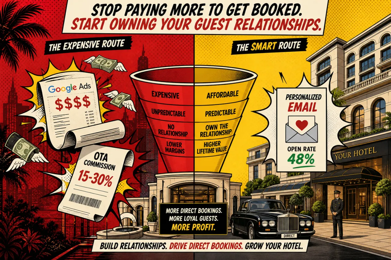 Re-engagement: Der Marketing-Kanal, den Hotels verschenken