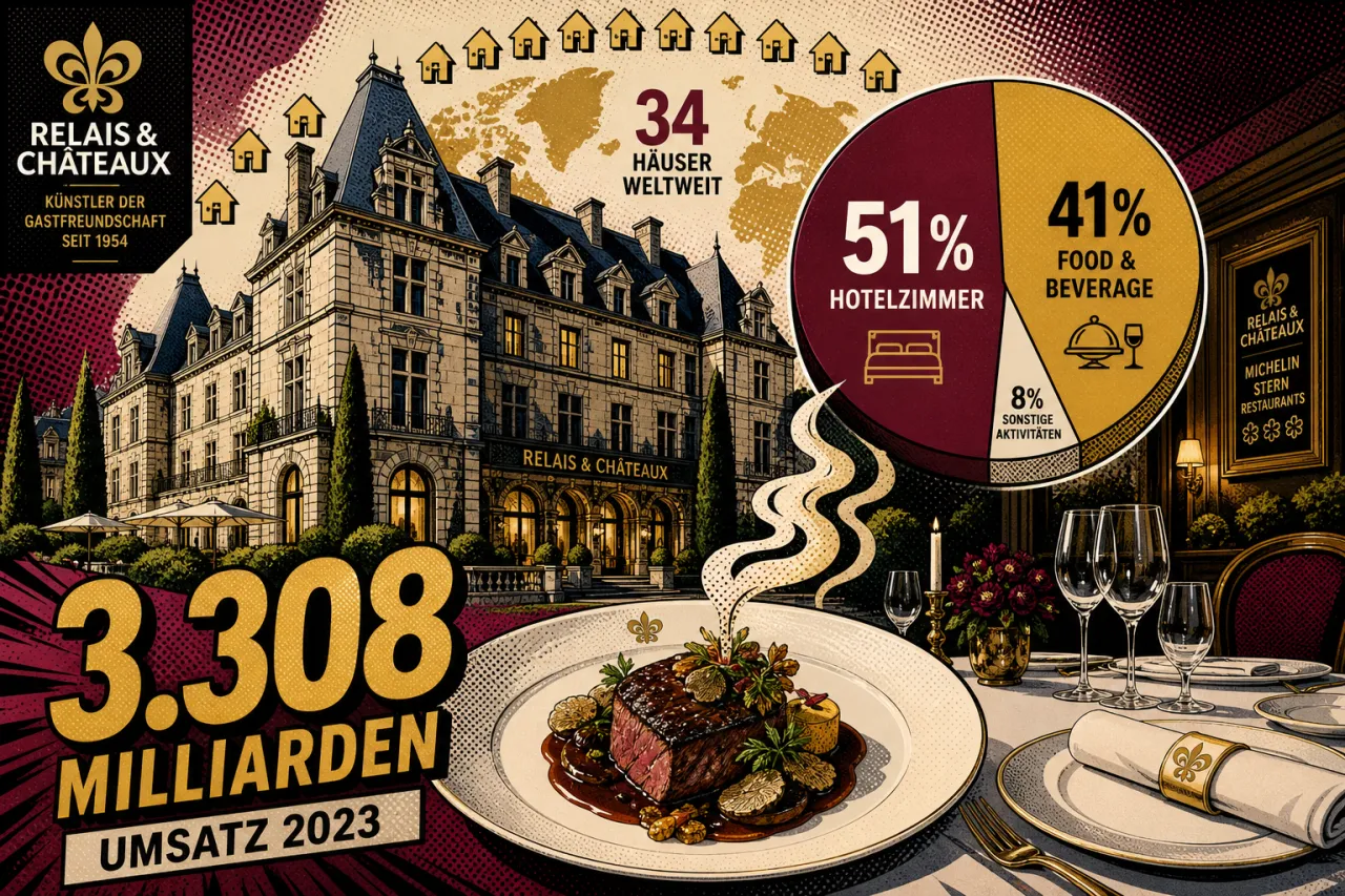 Relais & Châteaux wächst mit mehr Umsatz und Häusern