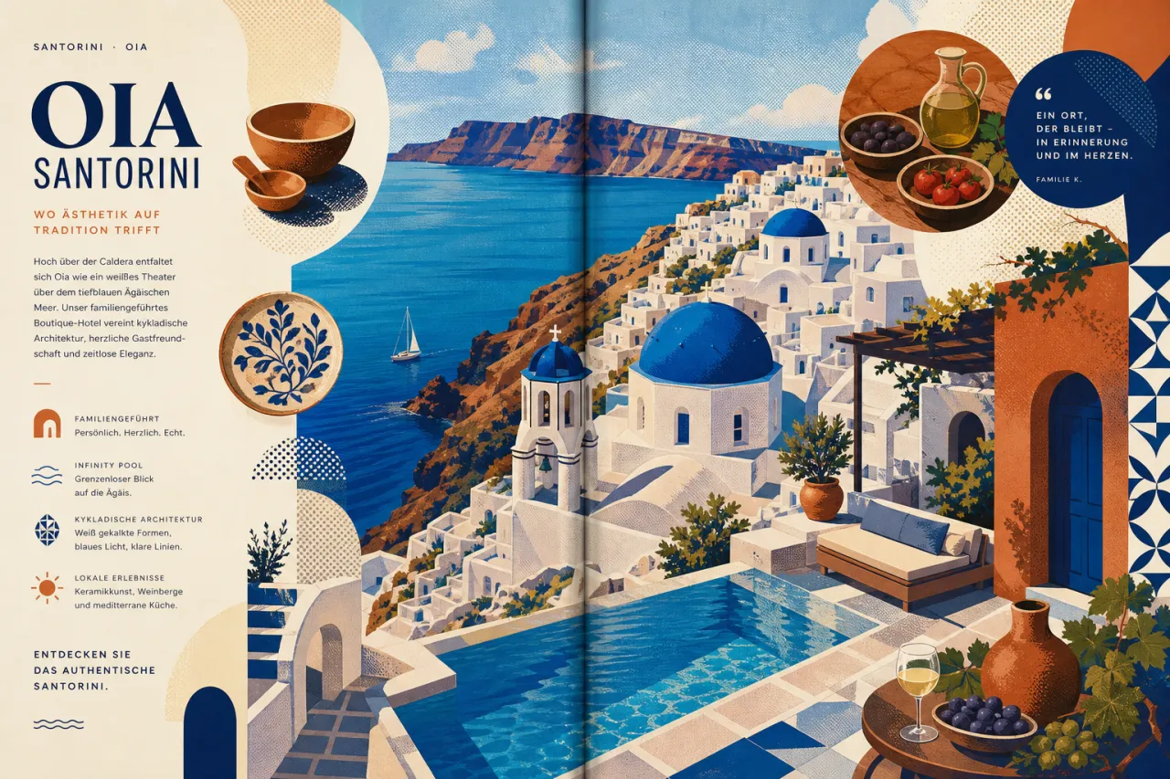 Santorini bleibt Luxus ohne laute Show