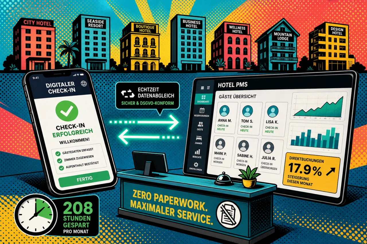 Shiji verknüpft Digital Check-in direkt mit PMS