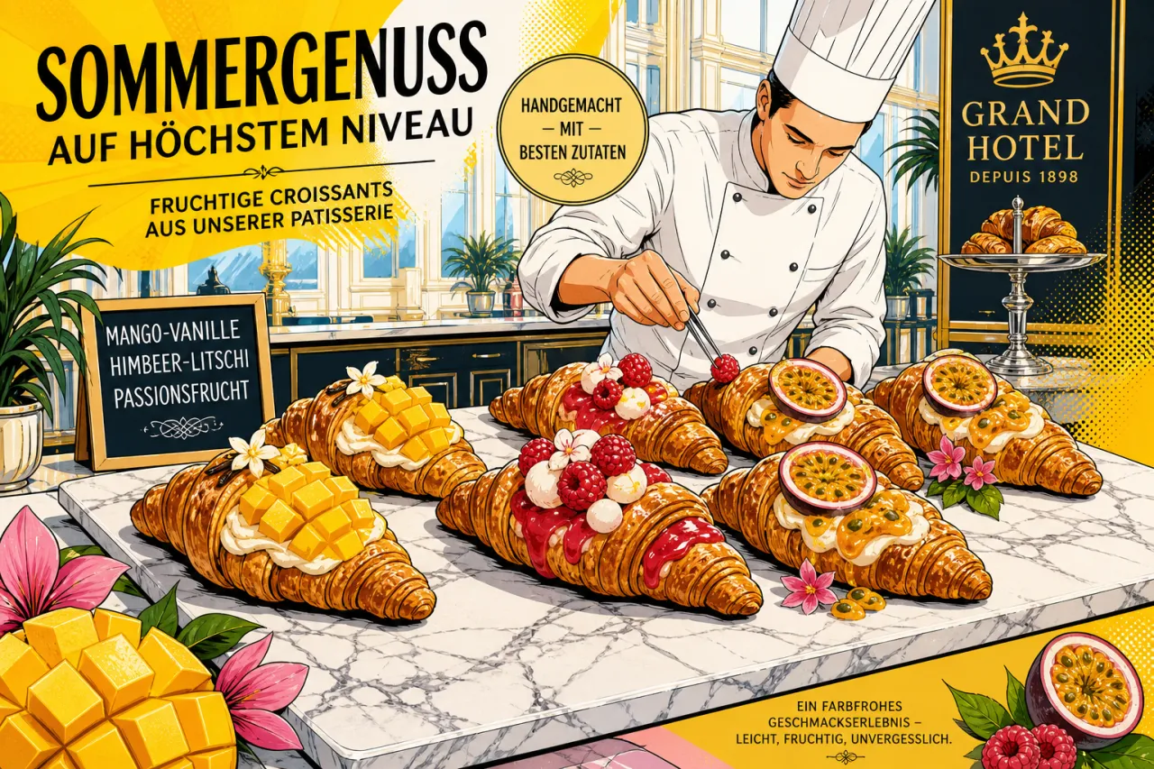 Sofitel launcht 'Fruit Kiss': 10 Frucht-Croissants für den Sommer