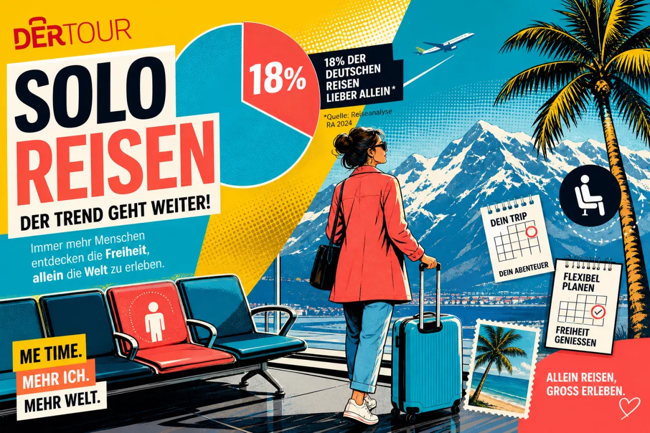 Solo Travel: Fast jeder fünfte Winterurlaub ohne Begleitung