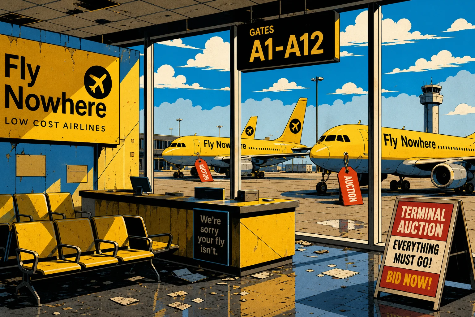 Spirit Airlines stellt Betrieb ein: Wer kauft die Assets?