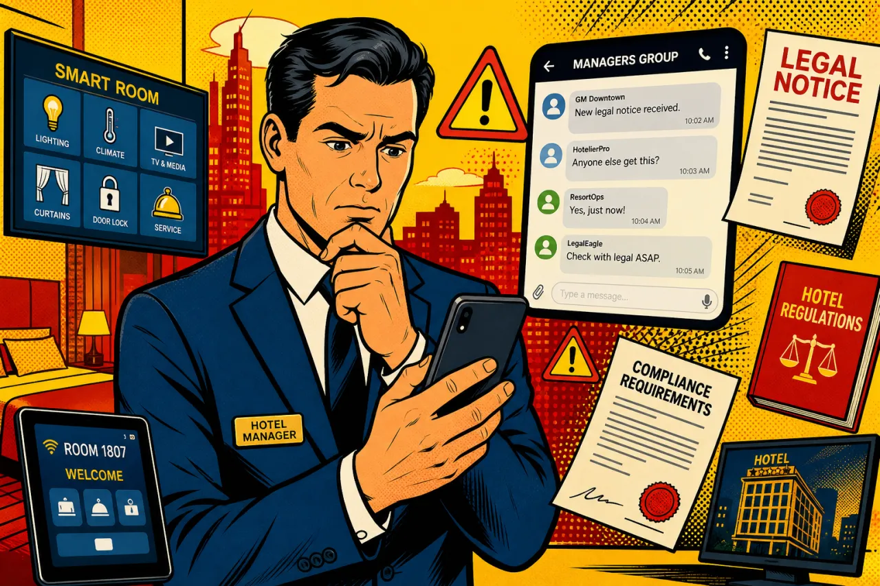 Team-Chat als Rechtsrisiko: Was Hoteliers jetzt wissen müssen