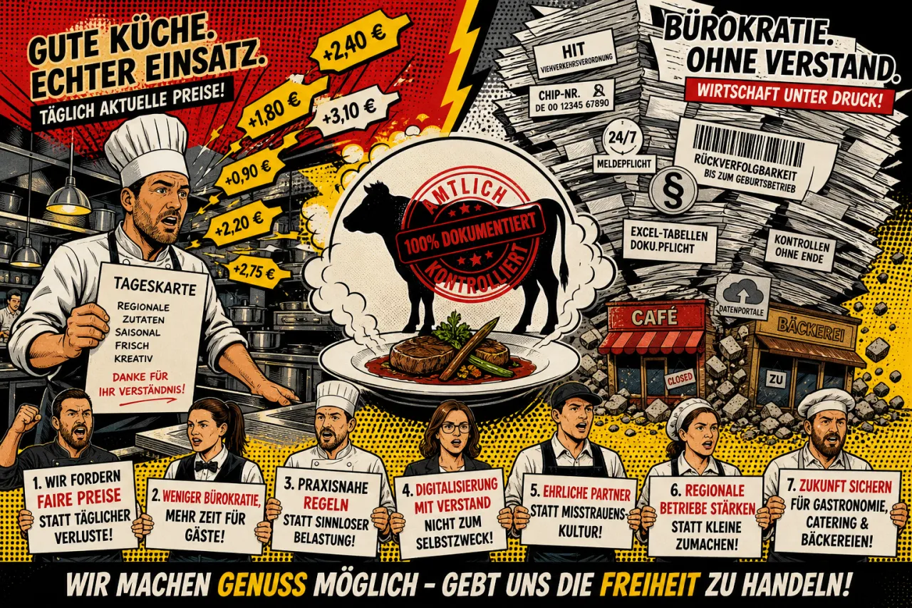 Tierhaltungskennzeichnung: Gastronomie schlägt Alarm