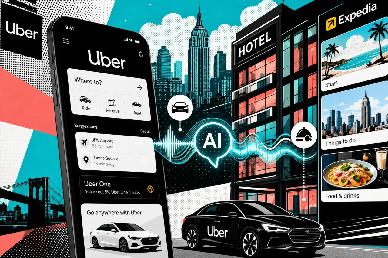 Uber steigt ins Hotelgeschäft ein – per KI-Sprachbuchung