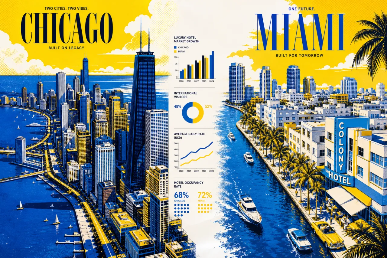US-Hotelmarkt KW19: Chicago und Miami treiben Zahlen
