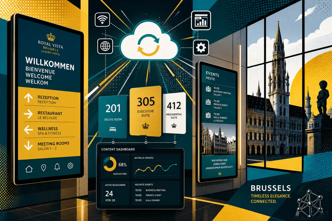 Vertu Interactive: Digitale Gästekommunikation live im THE HOTEL Brussels