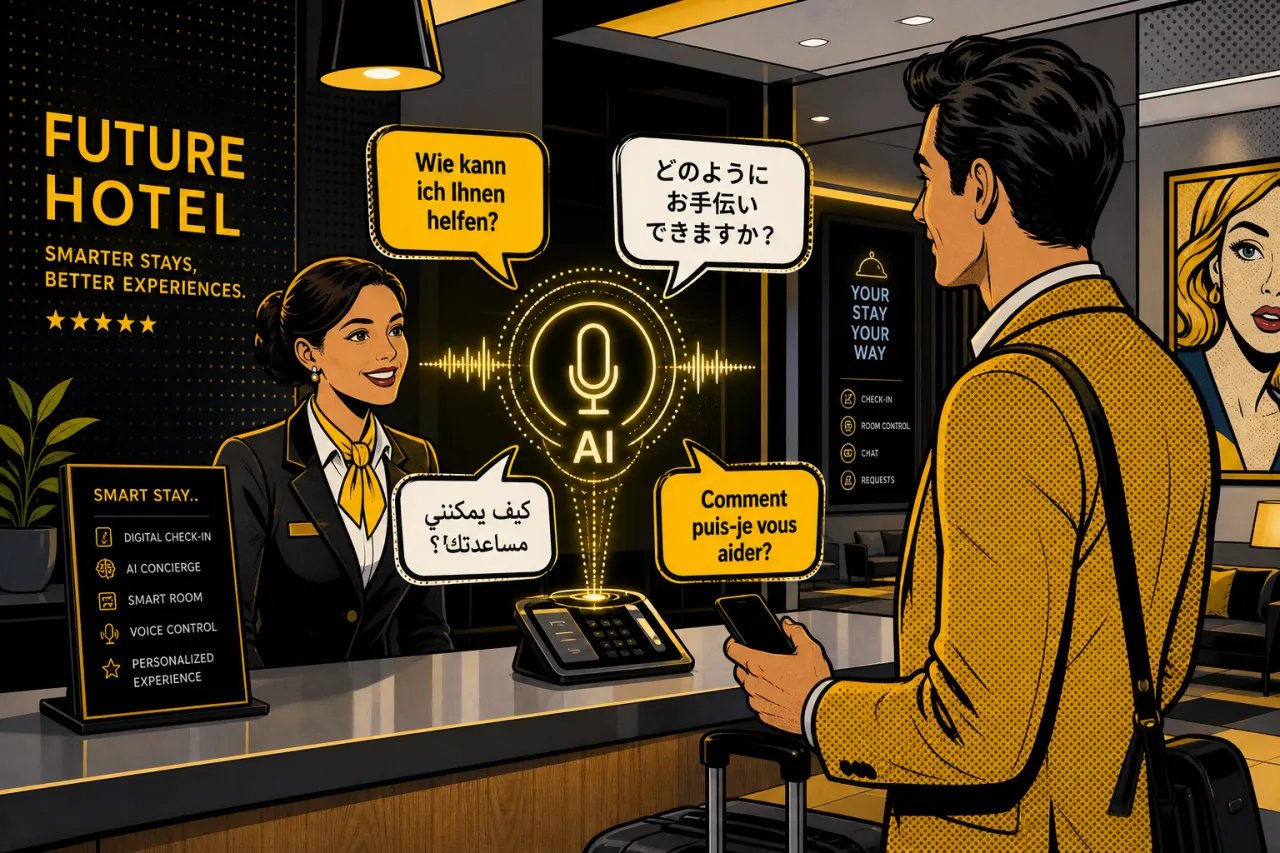 Voice AI im Hotel: Wenn die Sprachbarriere fällt