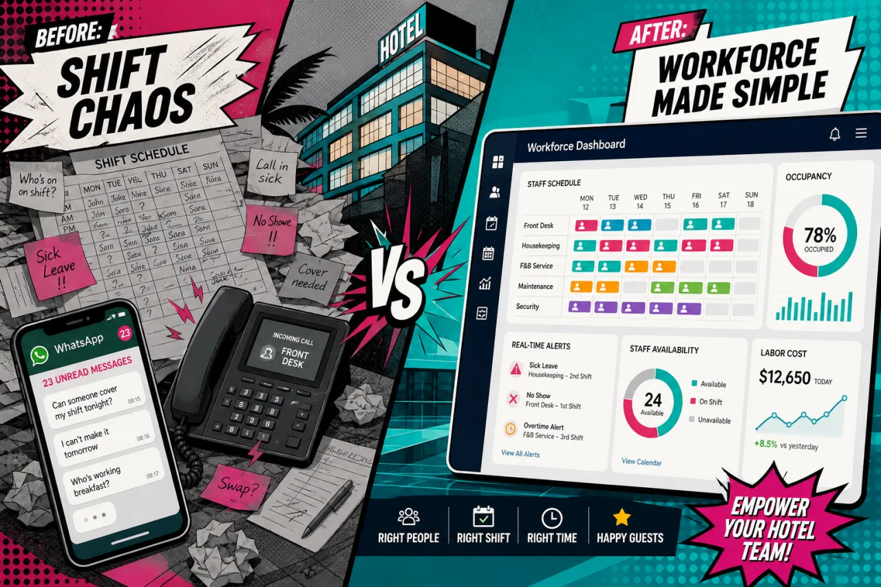 Workforce Management: So optimierst du die Hotelbesetzung mit Software