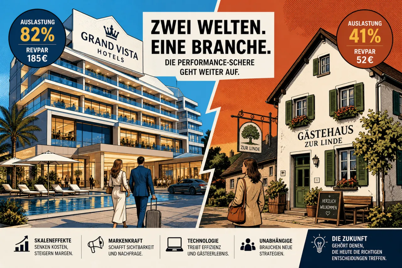 Accommodation Barometer zeigt die Kluft in Europa