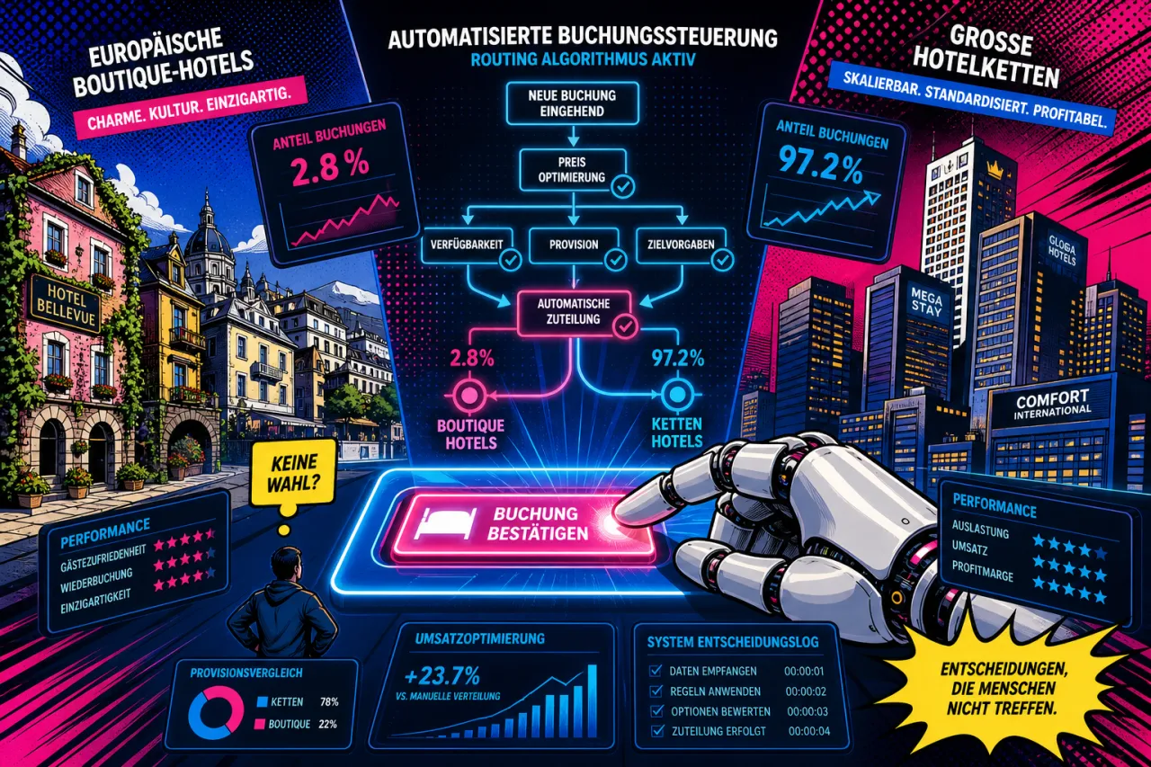 Agentic Booking spaltet den Hotelvertrieb