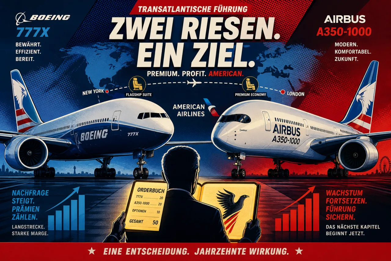 American prüft neue Großraumflugzeuge