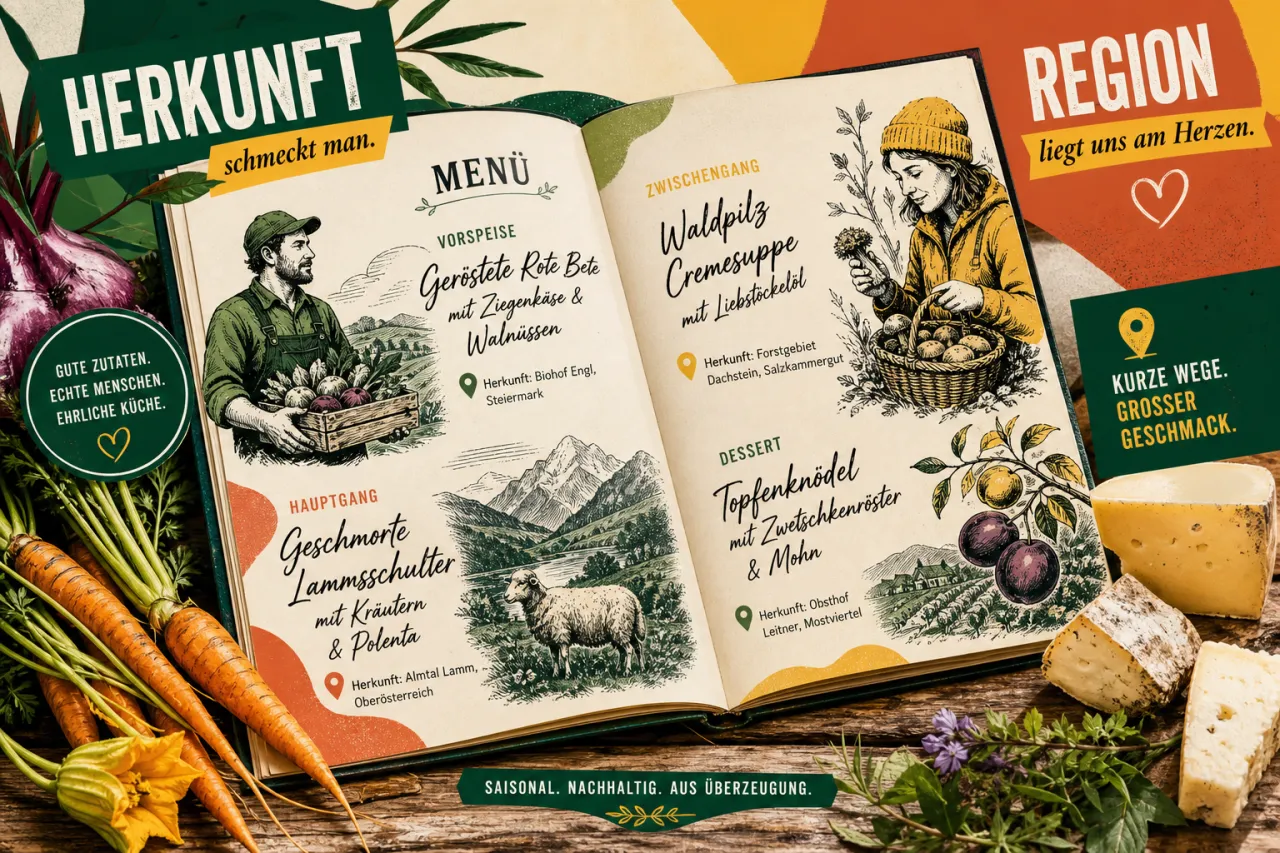 Authentische Speisekarten gewinnen wieder an Gewicht