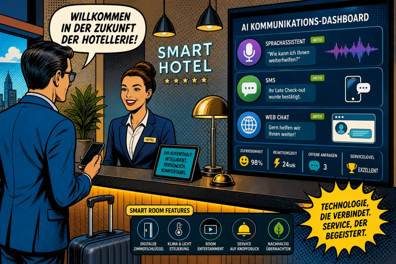 BluIP AIVA 3 senkt Front-Desk-Anrufe deutlich