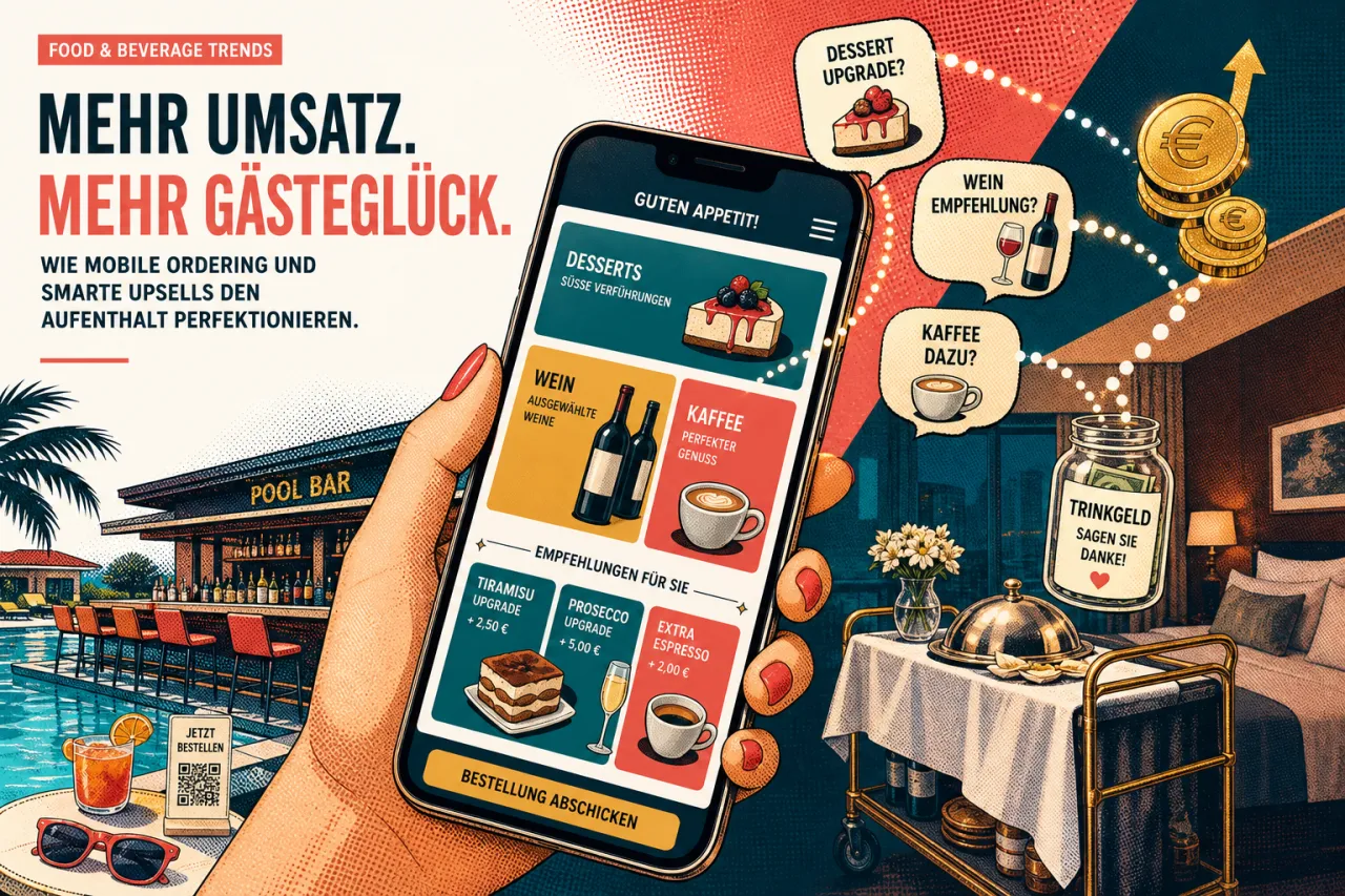 Digital Dining hebt Trinkgeld im Hotel-F&B