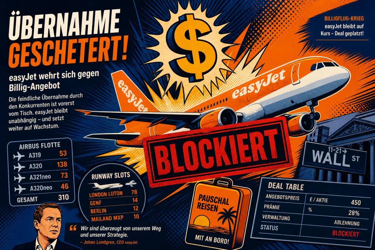 easyJet bleibt ein schwerer Übernahmefall