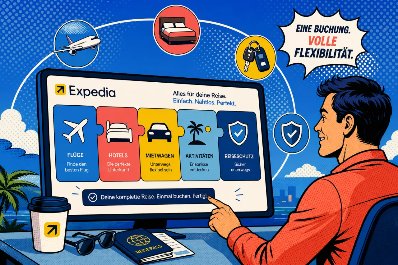 Expedia baut Full-Trip-Booking aus