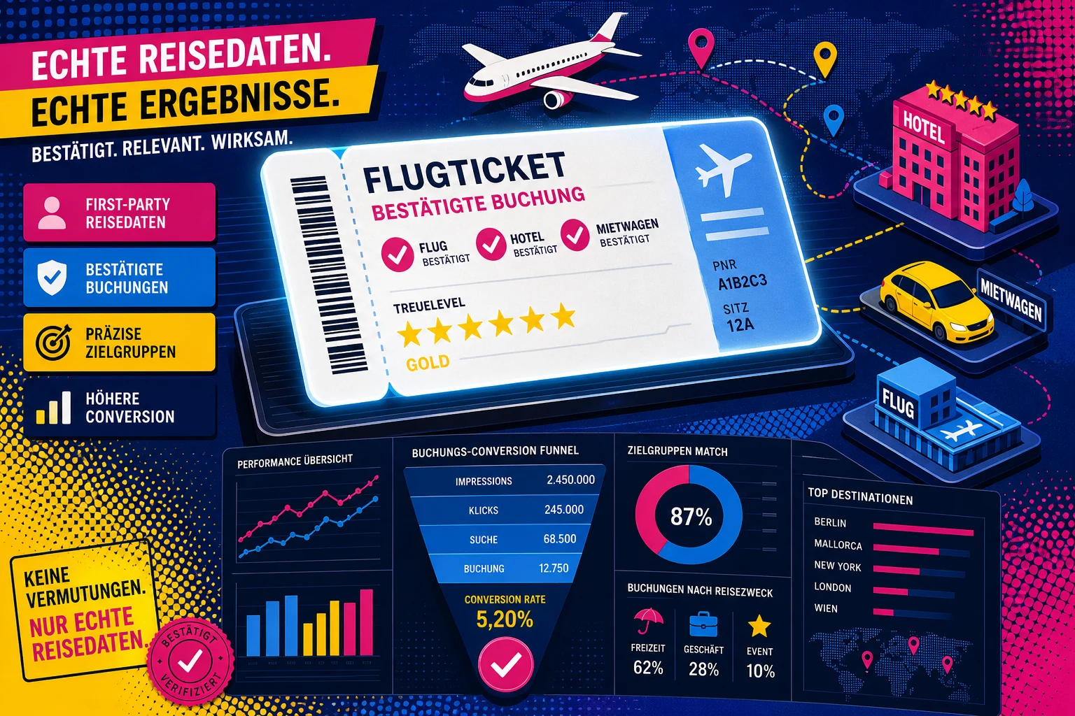 Expedia setzt Werbung auf gebuchte Reisen