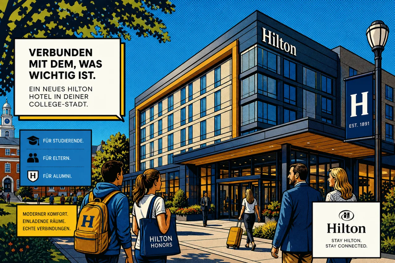 Hilton startet Undergraduate für College-Towns