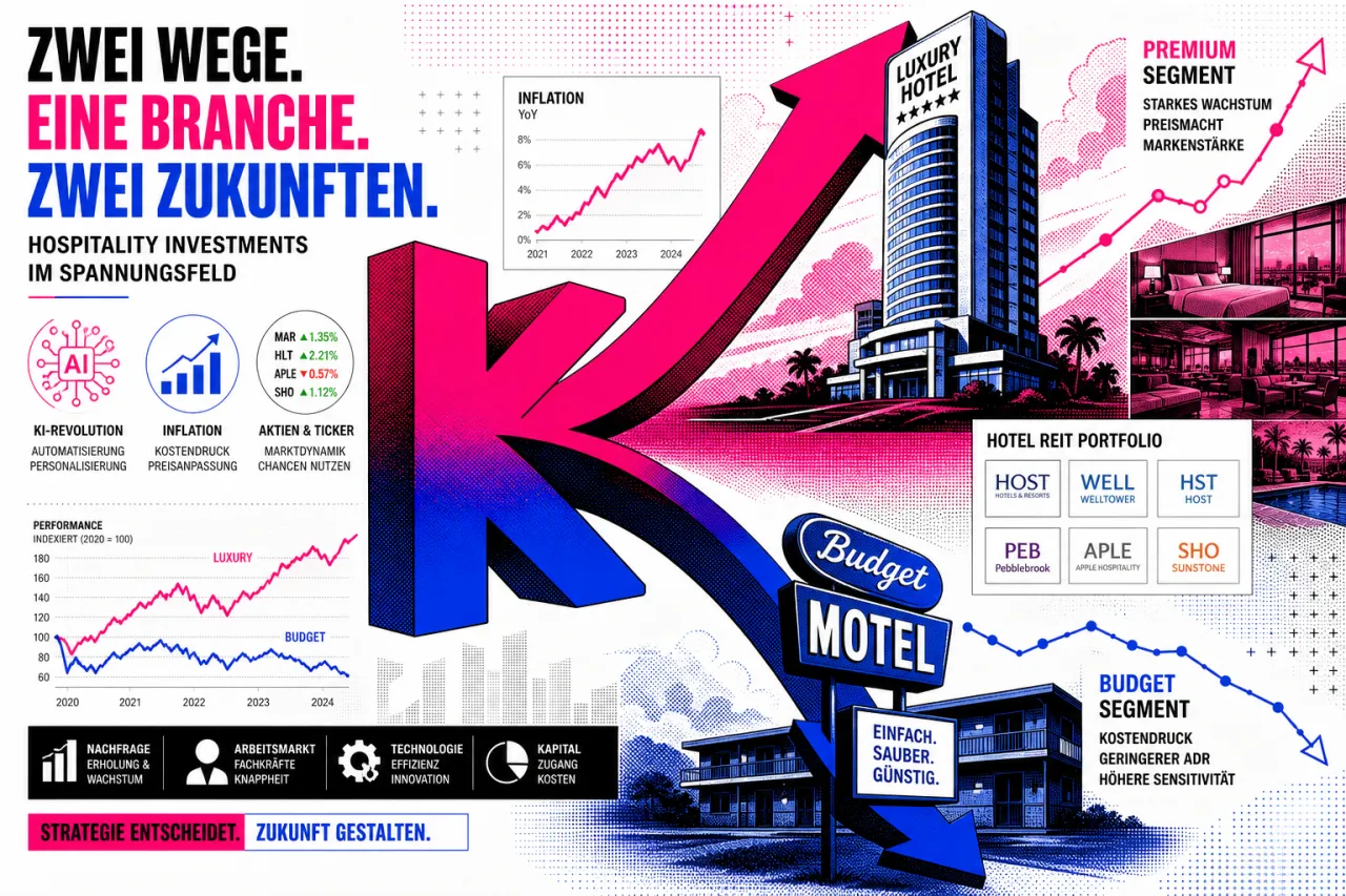 Hotel-Aktien unter Druck durch K-förmige Wirtschaft
