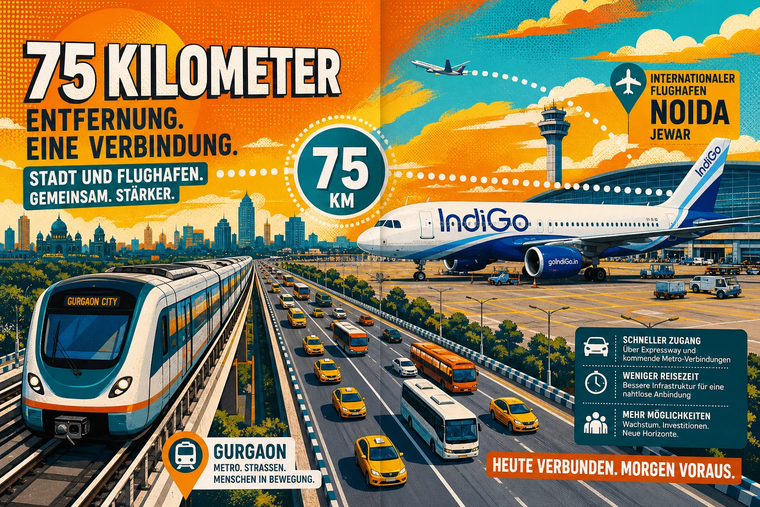 Indiens neue Airports brauchen Anschluss