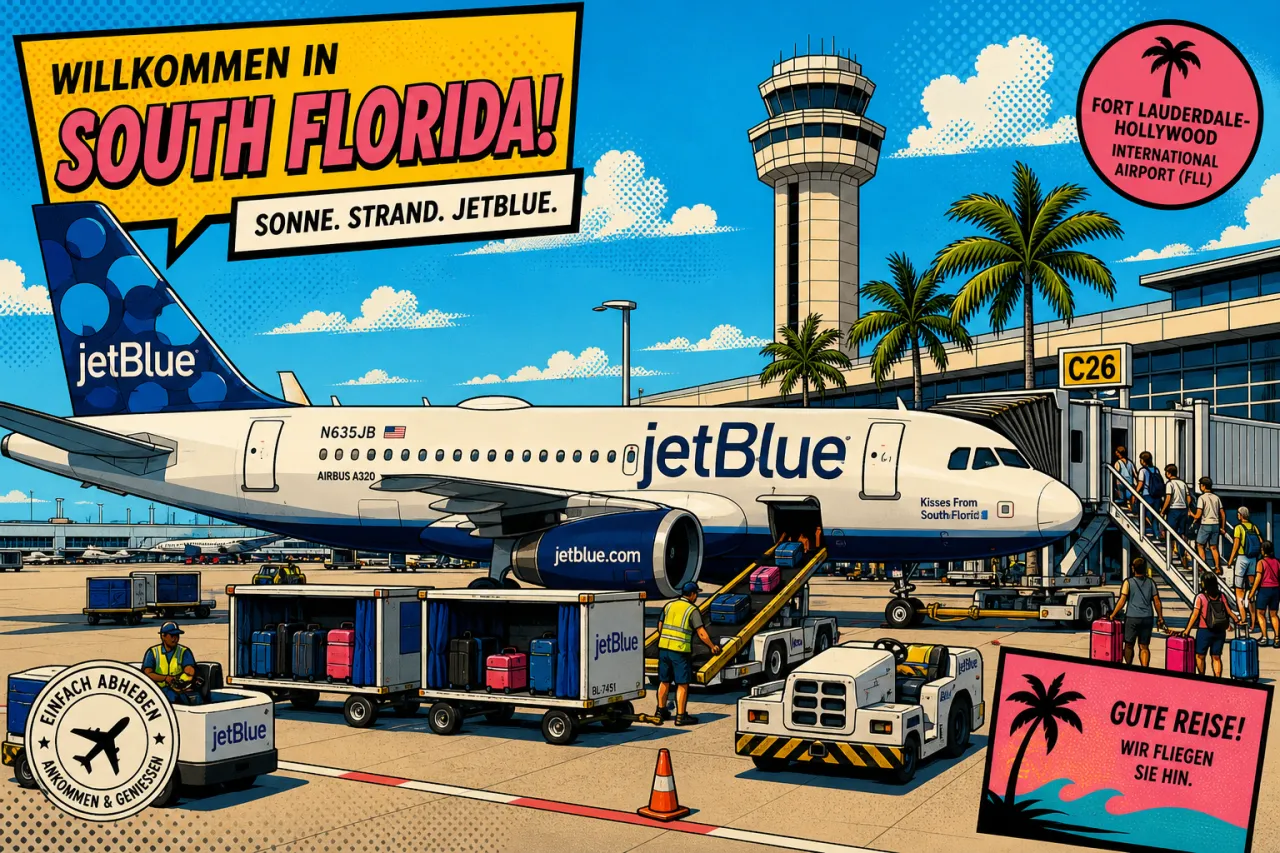JetBlue verlagert Kapazität nach Fort Lauderdale