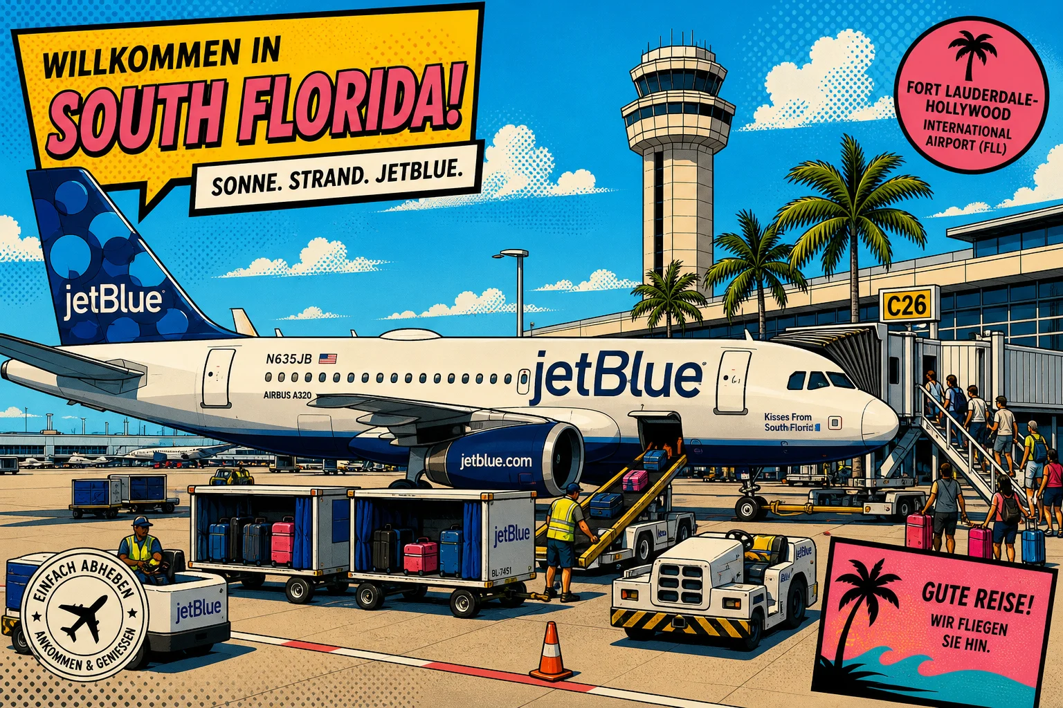 JetBlue verlagert Kapazität nach Fort Lauderdale