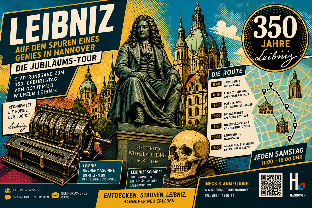 Leibniz-Tour bringt Hannover-Geschichte auf die Straße