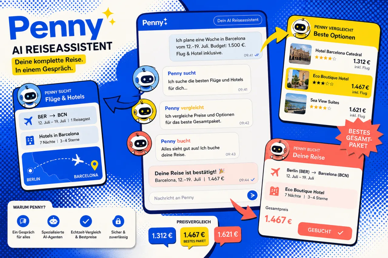 Priceline baut Penny zur Agenten-Oberfläche um