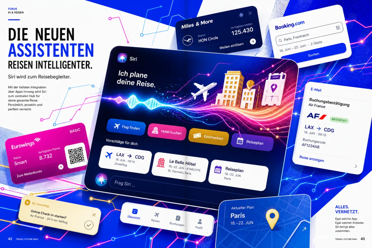 Rebuilt Siri bringt Travel Apps ins Spiel