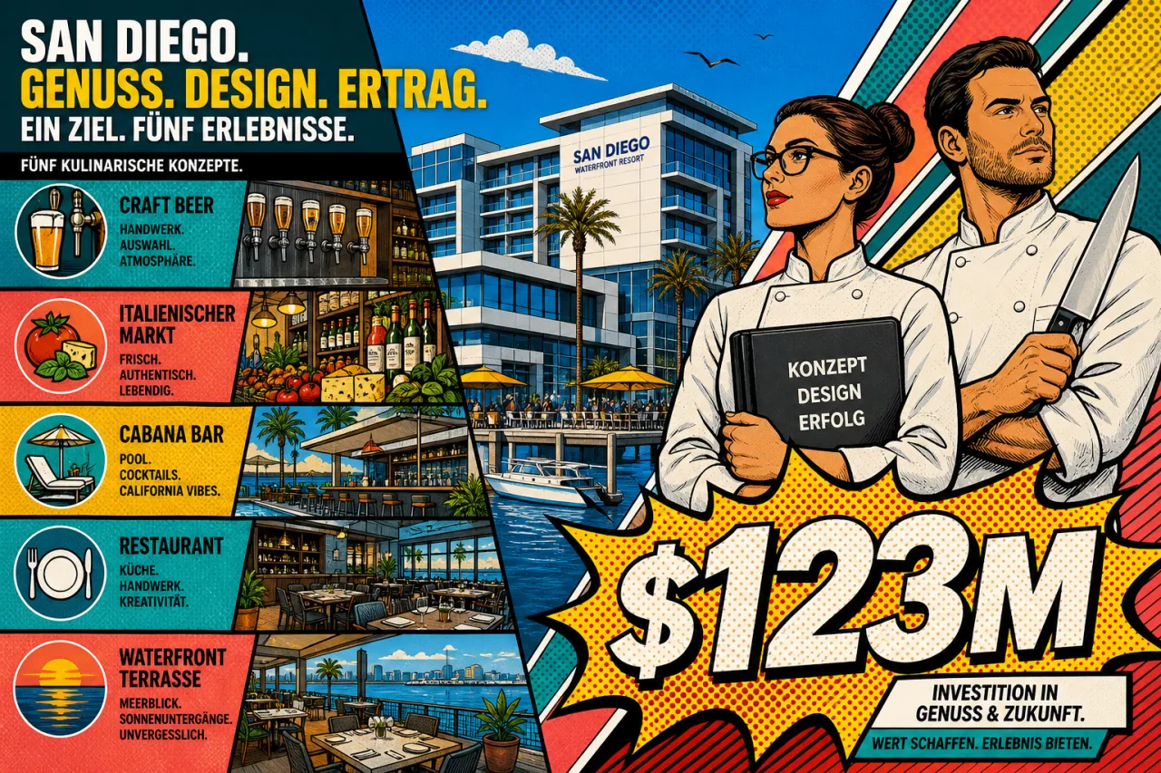 Sheraton San Diego baut F&B-Spitze um
