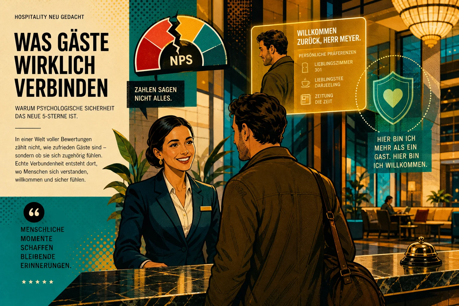 Sicherheit schlägt Zufriedenheit im Hotel
