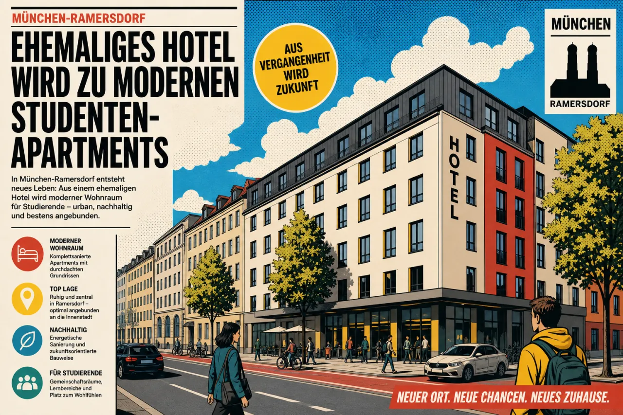 Staytoo zieht ins ehemalige Hotel in München