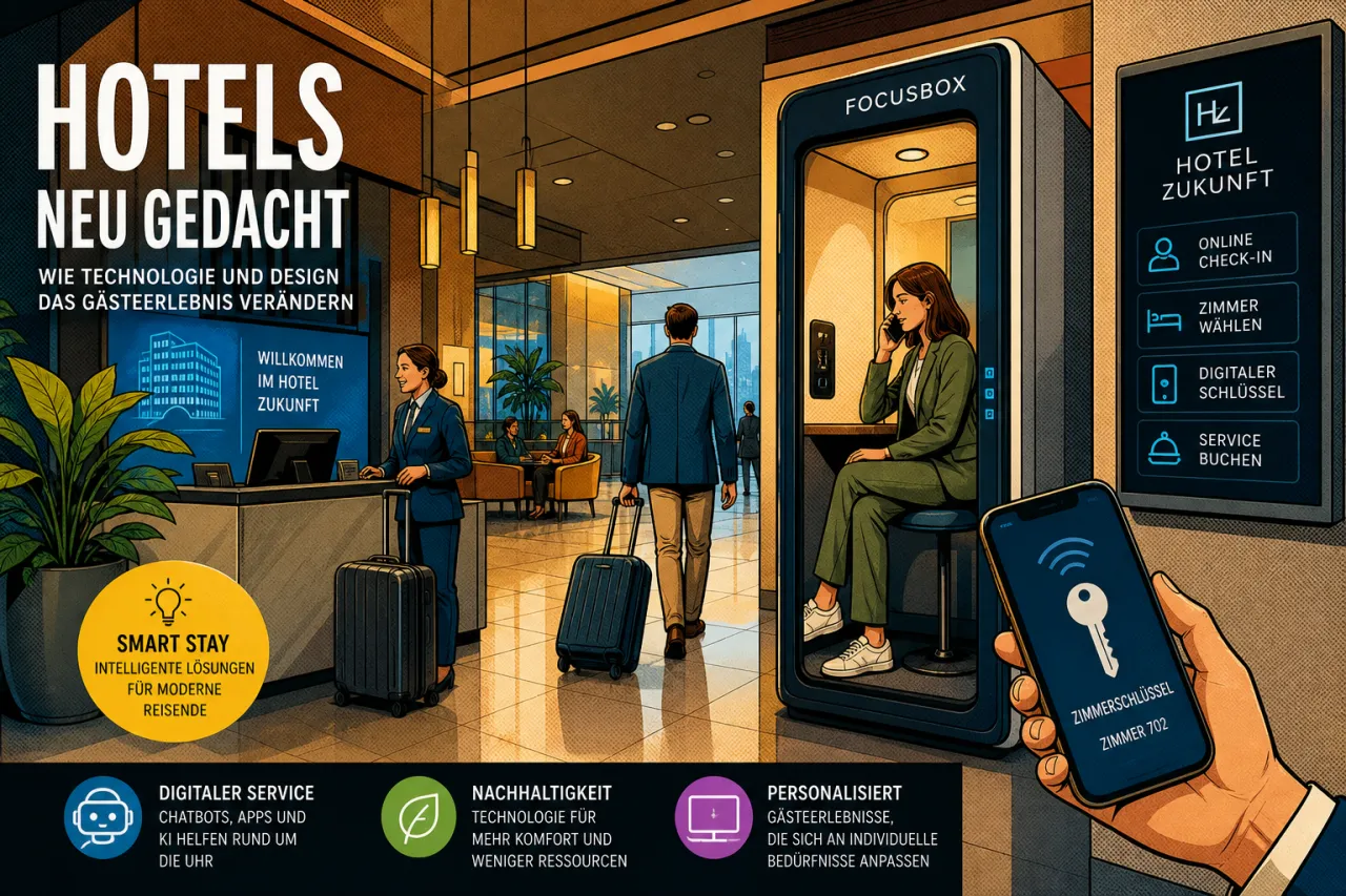 Telefonboxen holen Ruhe in Hotels