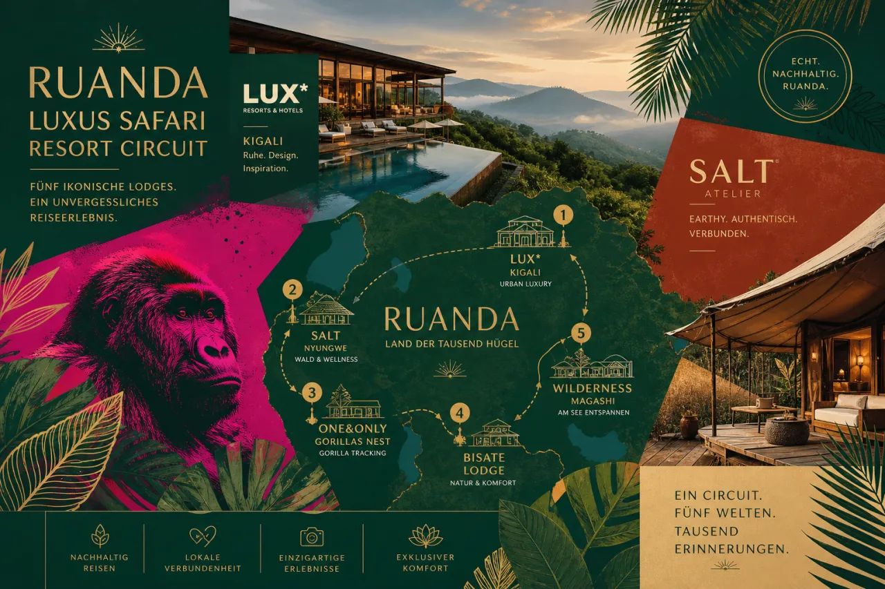 The Lux Collective startet Luxusreise in Ruanda