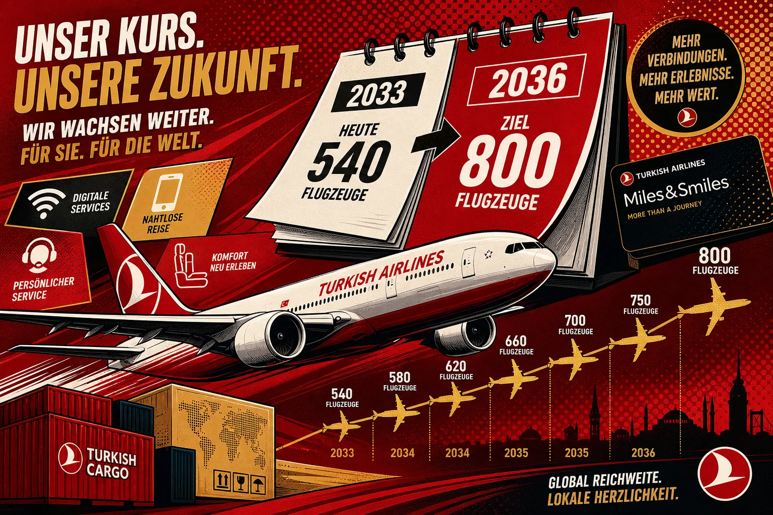 Turkish Airlines verlängert 800-Flugzeug-Plan