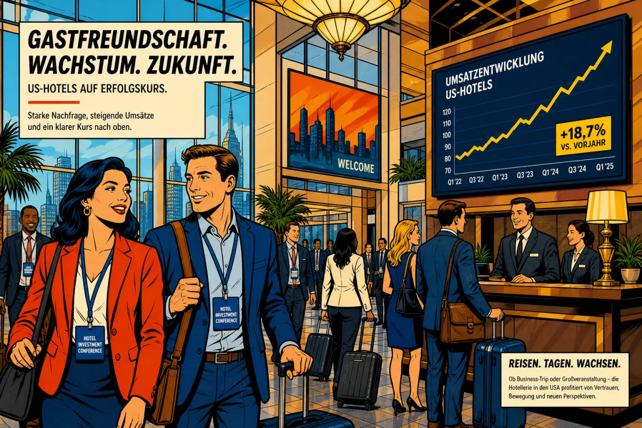 US-Hotellerie hebt RevPAR-Prognose an