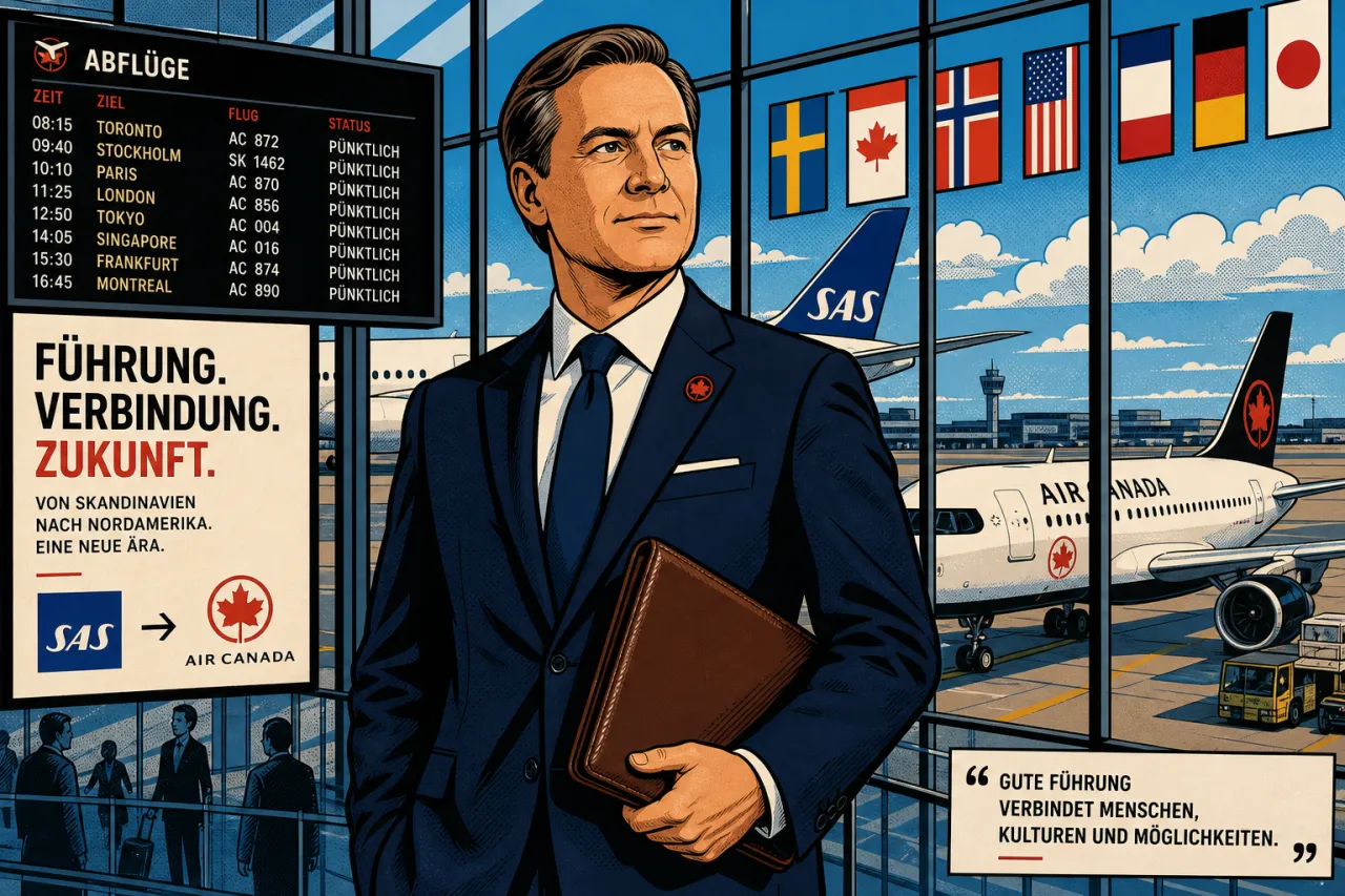 Air Canada holt SAS-Chef Van der Werff