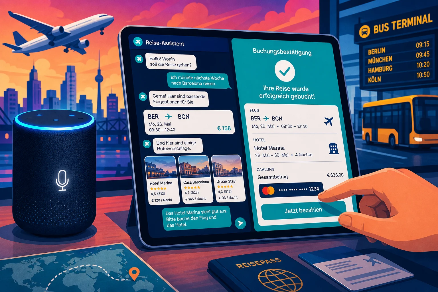 Alexa+ will Trips im Chat verkaufen