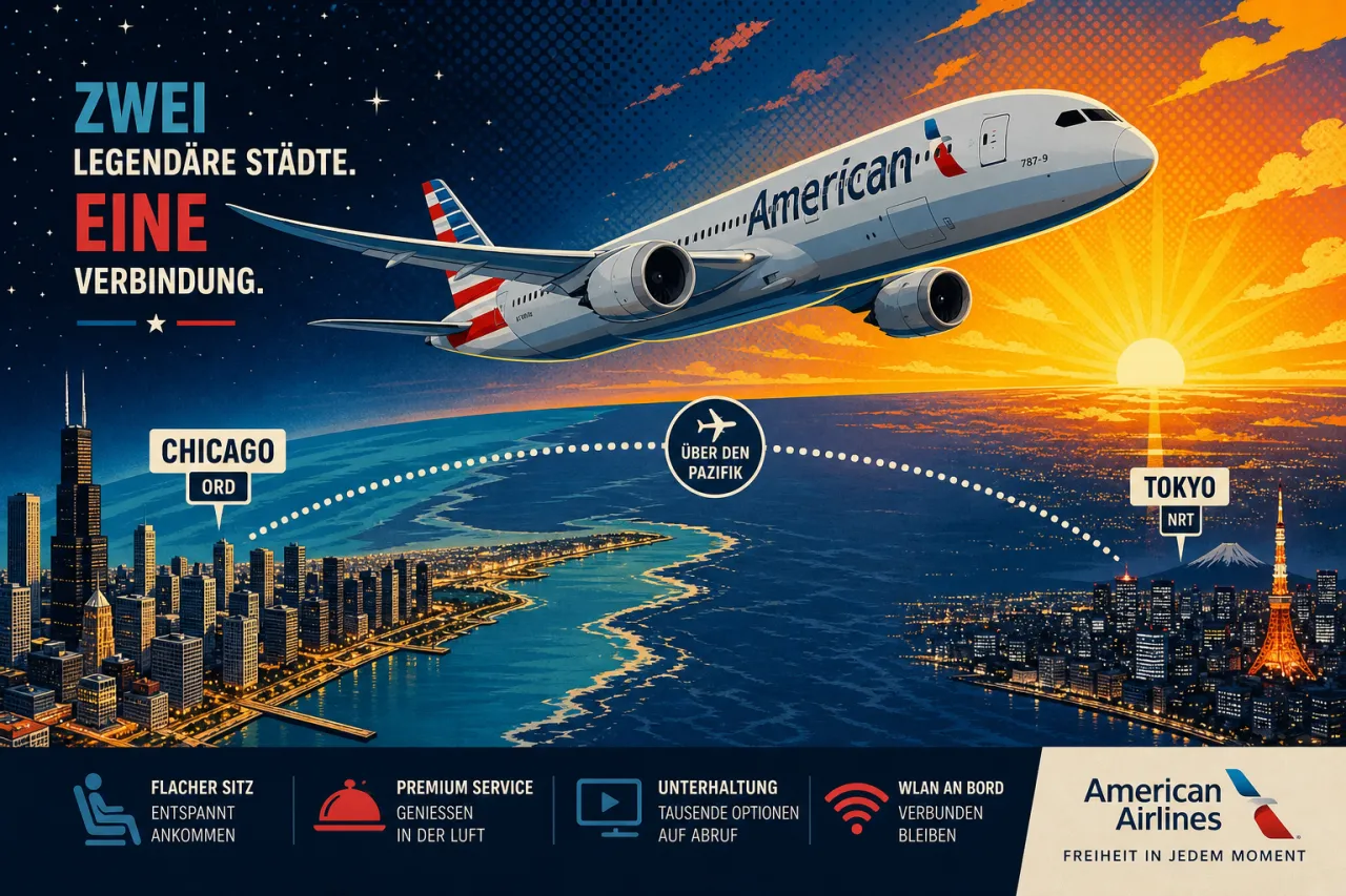 American setzt auf Tokio ab Chicago