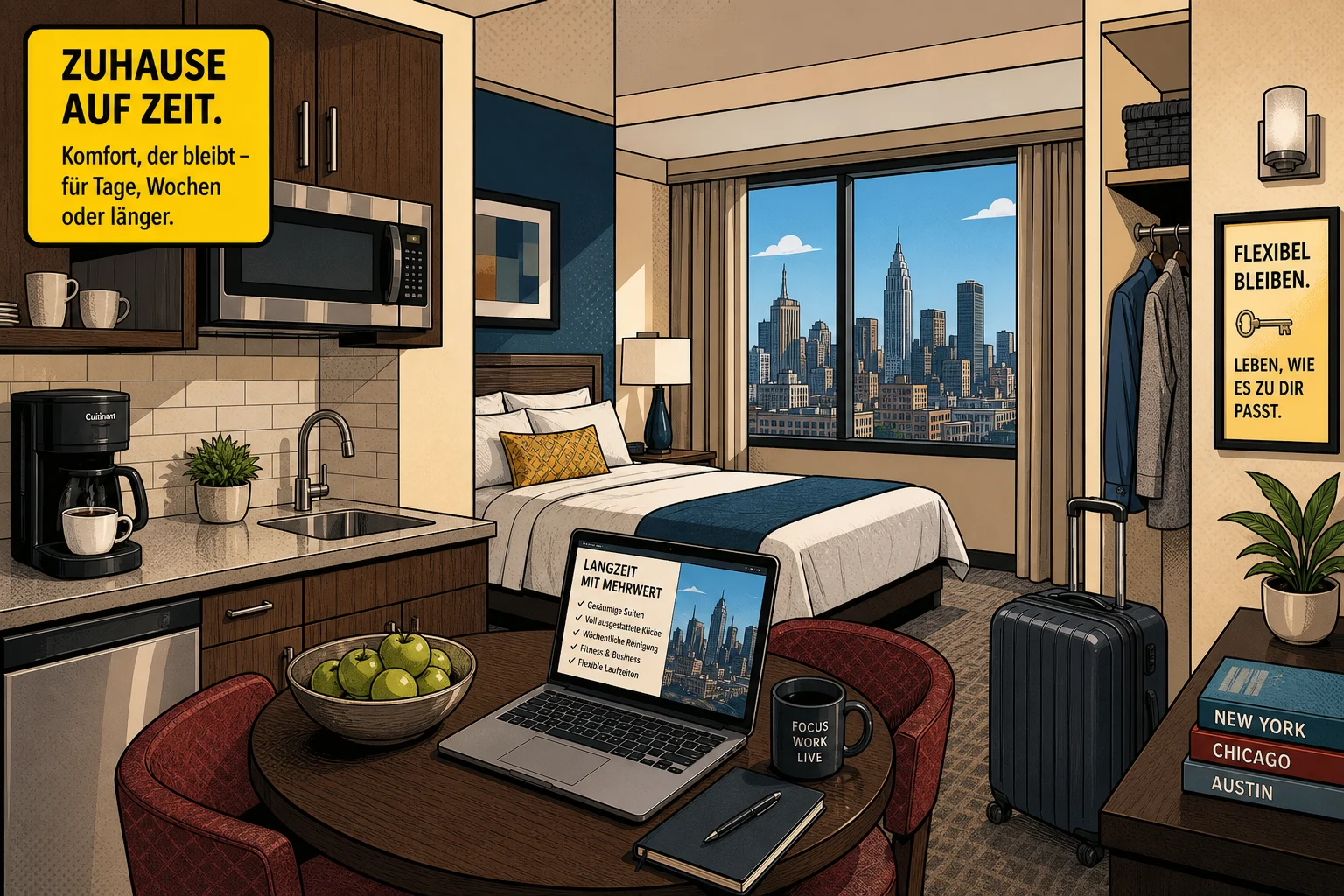 Extended-Stay-Hotels gewinnen wieder Tempo