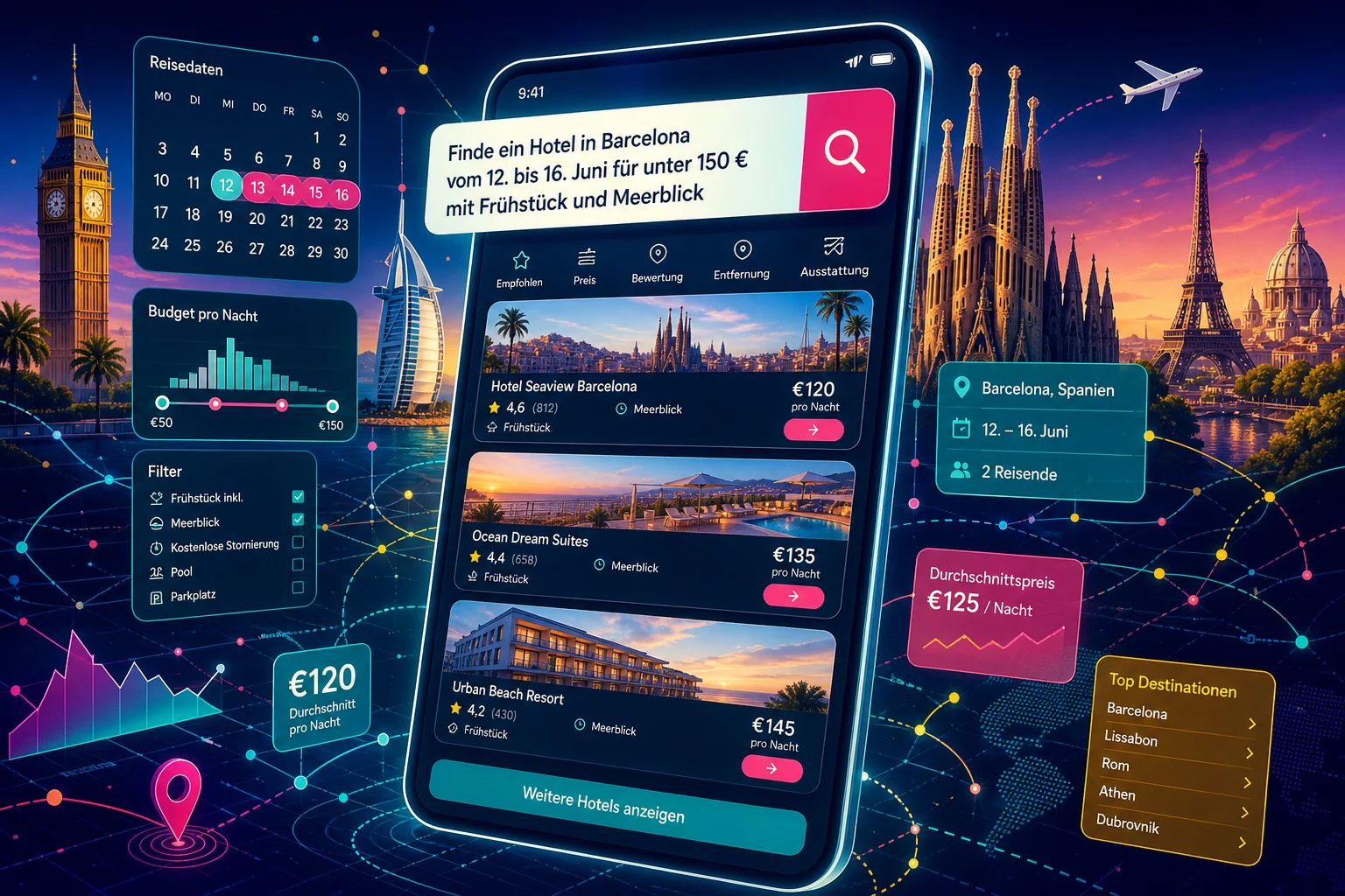 Google setzt Travel als KI-Schaufenster ein