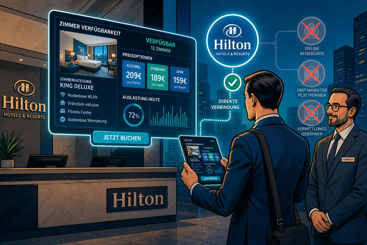 Hilton koppelt sich direkt an Navan