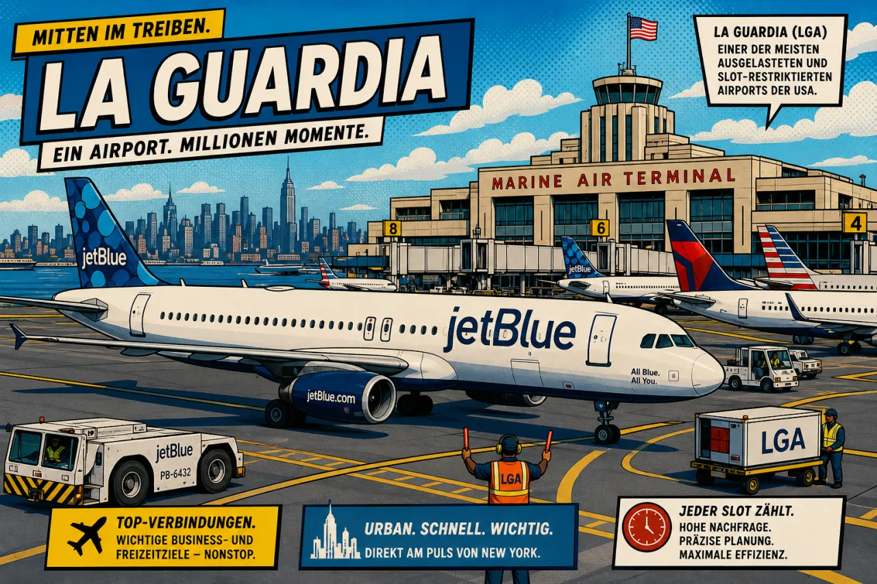 JetBlue kauft Spirit-Slots in LaGuardia