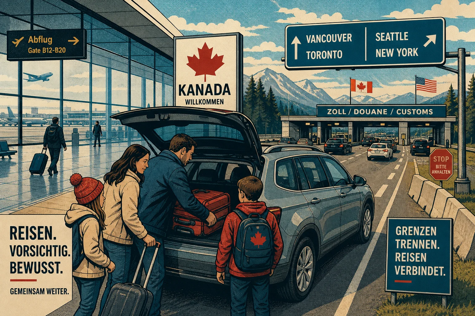 Kanadas Reisen in die USA erholen sich langsam